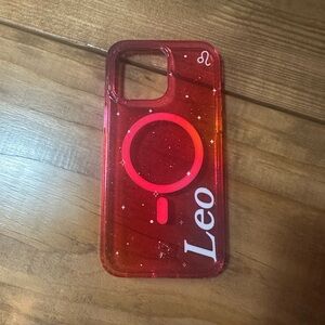 Velvet Caviar Leo Zodiac Pink and Orange Phone Case